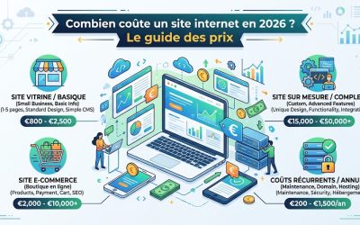 Combien coûte un site internet en 2026 ? Le guide des prix