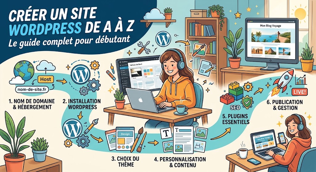 Créer un site WordPress de A à Z Le guide complet pour débutant