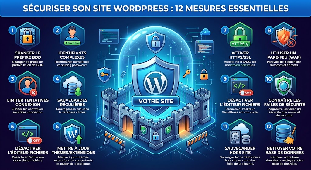 Sécuriser son site WordPress 12 mesures essentielles